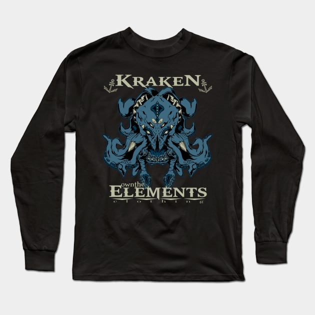 OTE King Kraken alt Long Sleeve T-Shirt by OwnTheElementsClothing